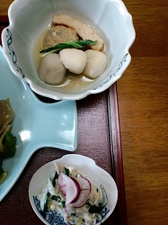 風賀のランチとビーズ教室。