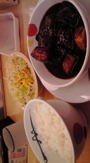 シチューハンバーグ定食♪
