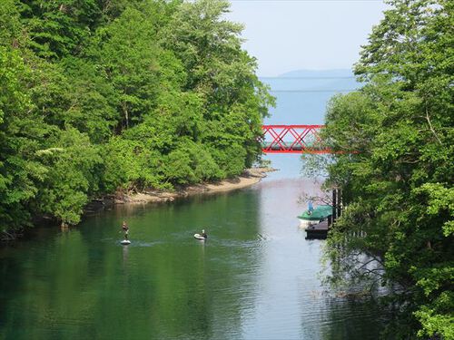 北海道初日の朝　③