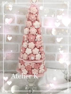 トールペイント&クラフト教室 Atelier K:桜のマカロンタワー