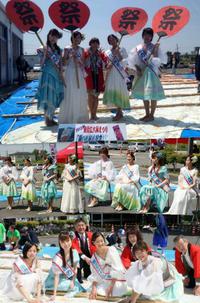 大凧祭りプレイベント　願い札貼り