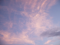 昨日の夕空