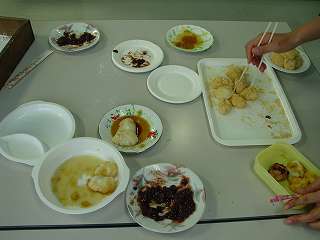 餅つき体験!!
