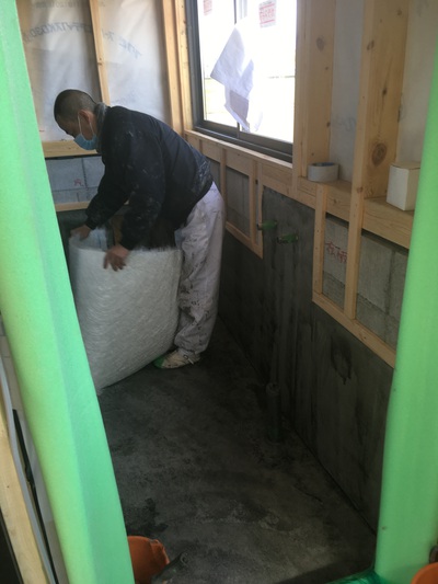 滋賀県野洲市　増設　お風呂　薪利用