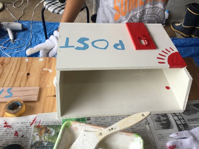 つづいて(笑)　手作りポストト体験でした。　