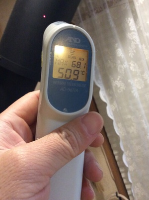 薪ストーブの煙突温度は