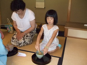 夏休みお茶体験