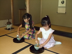 夏休みお茶体験