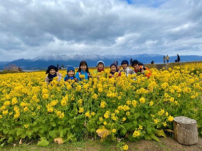 菜の花イベントに参加