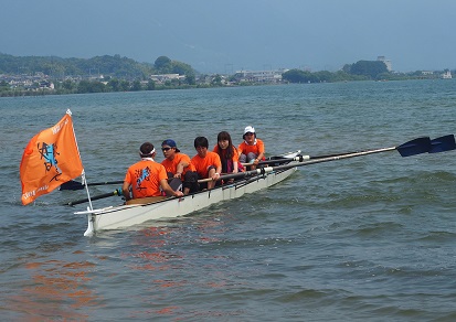琵琶湖周航の歌誕生100周年市民参加のなぞり周航