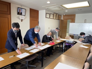 一圓泰三お別れの会　準備