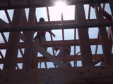 栗東で木の家を建築中
