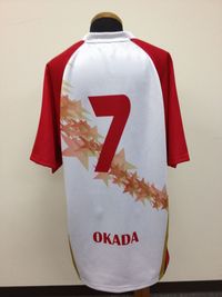 2/4大阪戦 岡田選手シューティングシャツプレゼント！