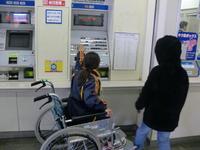 実習２０日目（車イスで街あるき）