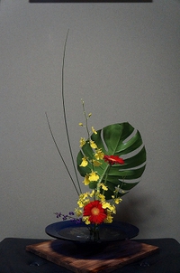 ガーベラの自由花