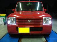 LEDサイドラインテープの取付