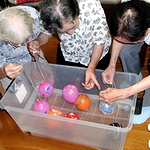 ヨーヨー風船釣り