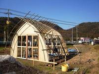 百菜劇場に可愛いハウスが