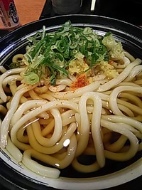 かけうどん。