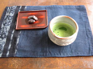 ちょっと抹茶ブレイク・・。