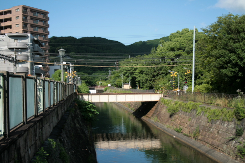 京阪電車～三井寺駅付近にて～