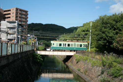 京阪電車～三井寺駅付近にて～