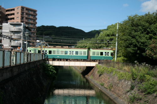 京阪電車～三井寺駅付近にて～