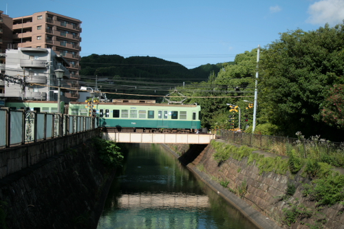京阪電車～三井寺駅付近にて～