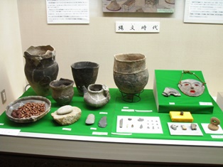 縄文時代の遺物コーナー