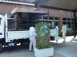 石室の搬入２