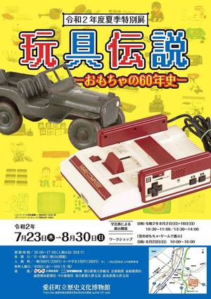 愛荘町立歴史文化博物館夏季特別展「玩具伝説」