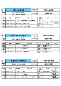 認定こども園・保育園・幼稚園で遊ぼう！