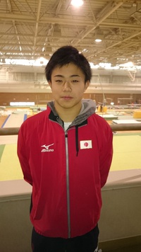 【体操(跳馬)　寺地　祐次郎選手】をまるかじり。同級生の佐藤誠明選手、今西皓大選手も一緒に。