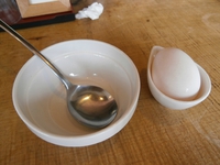 鉄板チャーハンに使う卵です