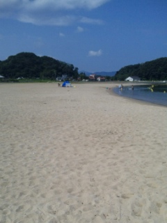 初！海へ