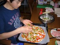 ピザ作りました。