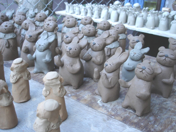 月とあそぶ展　わんわん小物