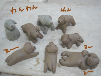 月とあそぶ展　わんわん小物