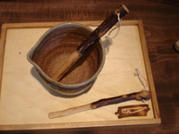 納豆鉢　と混ぜ混ぜ棒