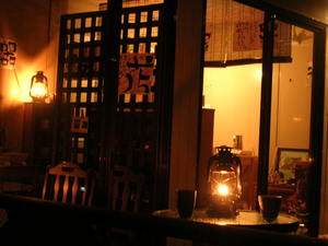 ホタルと花火と夜カフェ