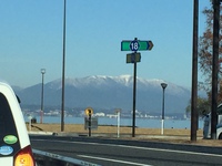 今朝の風景