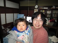 美和子とポーズ