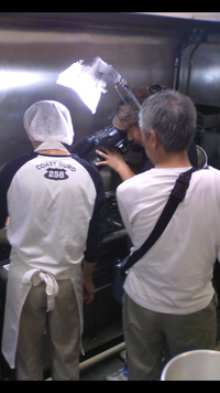 テレビ愛知さんの取材中