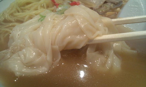 ワンタン麺【中華そば 一力】@福井県敦賀市中央町