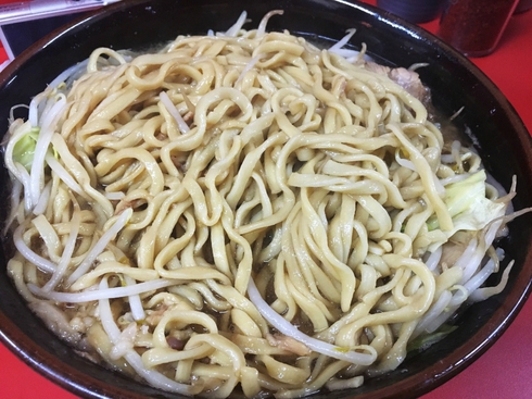 ★2017年新店★大ラーメン ヤサイアブラマシカラメ【ラーメン二郎 京都店】@京都府京都市左京区一乗寺里ノ前町