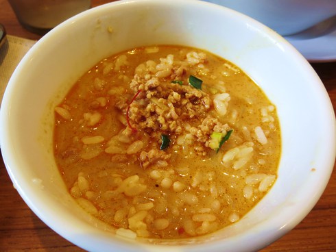 Ａセット（担担麺・唐揚げネギソース・ご飯）【担担麺 胡】@京都府京都市山科区竹鼻竹ノ街道町