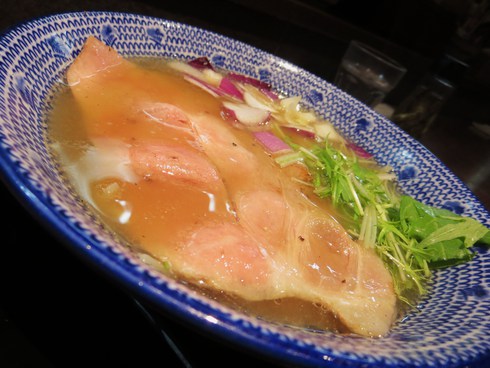 飛魚だしそば・肉汁からあけ【だしと麺】@兵庫県西宮市山口町上山口