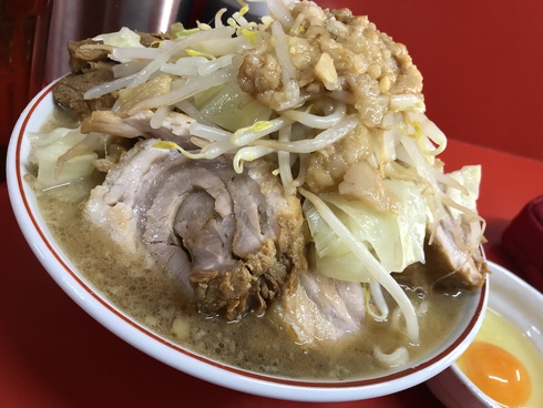 小物ラヲタのラーメン日記 ラーメン豚増し卵 Ymamnm ラーメン二郎 京都店 京都市左京区