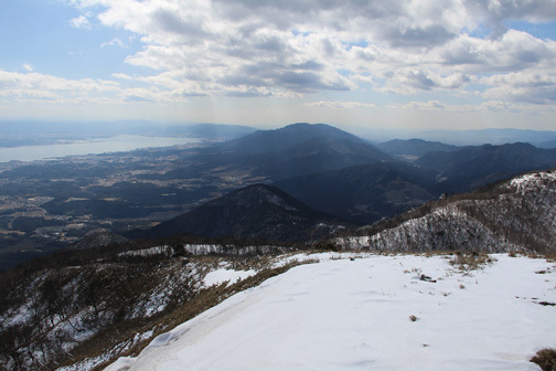 冬季の蓬莱山～権現山縦走