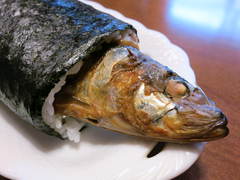 くら寿司の恵方巻きヽ(ﾟДﾟ )ﾉ